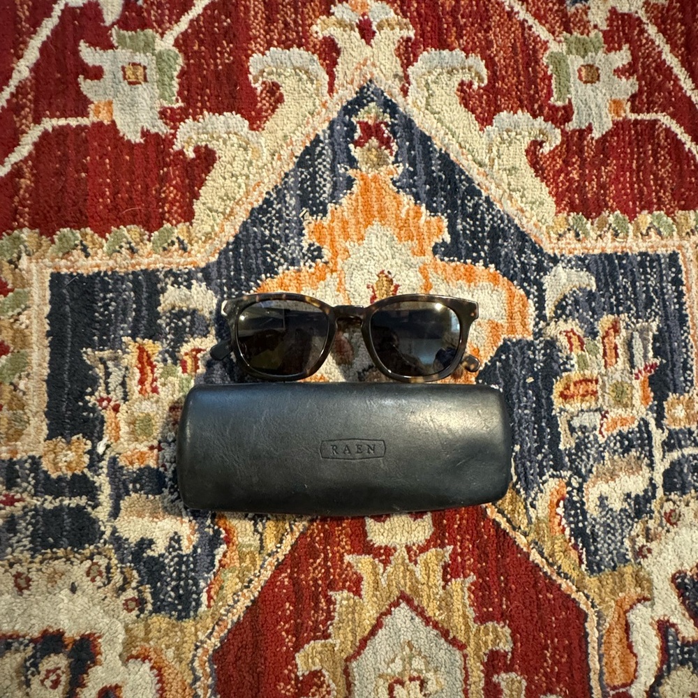 RAEN Black Sunglasses with Case